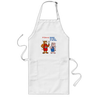 50th Anniversary Moo & Oink Long Apron