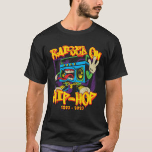 50th Anniversary Of Hip Hop 90s Graffiti Boombox T-Shirt