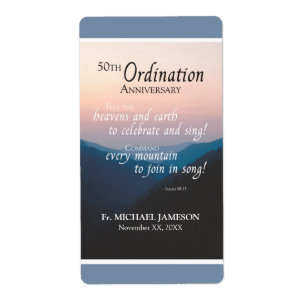 50th Anniversary of Ordination Congratulations