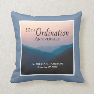 50th Anniversary of Ordination Congratulations Cushion