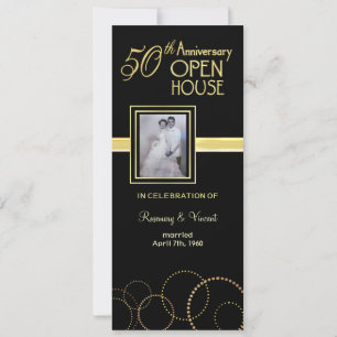 50th Anniversary Open House - Photo Optional Invitation