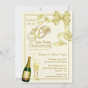 50th Anniversary Party - Bargain Invitations