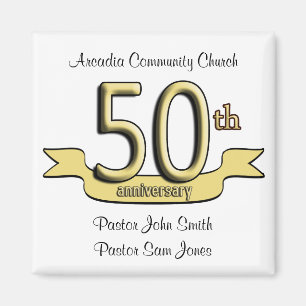 50th Anniversary Party Favours Magnet