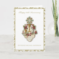 50th Anniversary Priest Elegant Chalice Floral