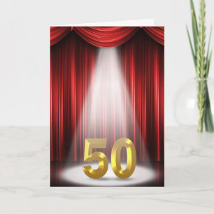50th Anniversary Spotlight Congratulations Card