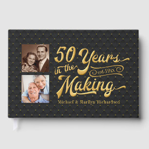 50th Anniversary Then & Now Photos Guest Book