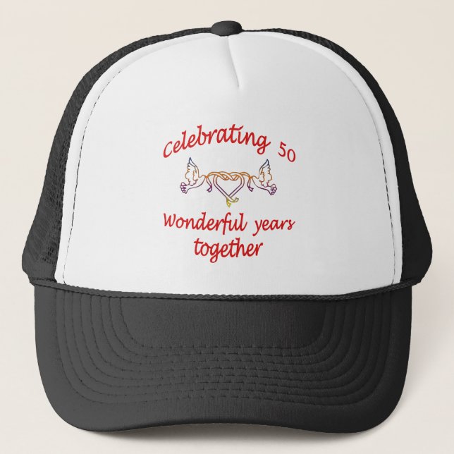 50th. ANNIVERSARY Trucker Hat (Front)