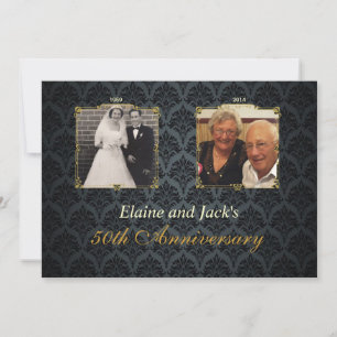 50th Anniversary Wedding Photo Invitation