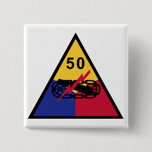 50th Armoured Division 15 Cm Square Badge