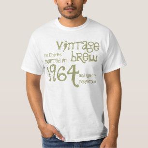 50th Birthday 1964 or Any Year Vintage Brew v03 T-Shirt