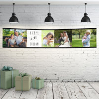 50th Birthday 4 Photo Strip Personalised