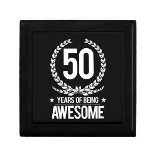 50th Birthday (50 Years Of Being Awesome) Gift Box