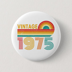 50th Birthday 6 Cm Round Badge