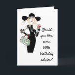 *50th BIRTHDAY ADVICE* TO A FRIEND OR FAMILY Card<br><div class="desc">THANKS FOR STOPPING BY ONE OF MY EIGHT STORES. THIS CARD IS PERFECT FOR THAT ***50th BIRTHDAY*** FOR A FRIEND OR FAMILY MEMBER!!!!  CHANGE THE VERSE IF YOU WISH IN SECONDS!</div>