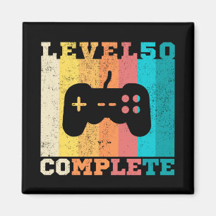 50th Birthday/ Anniversary Level 50 Complete Magnet
