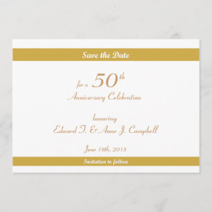 50th Birthday/Anniversary Save the Dates Save The Date