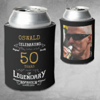 50th Birthday Black Gold Legendary Photo
