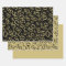 50th Birthday Black & Gold Random Number Pattern