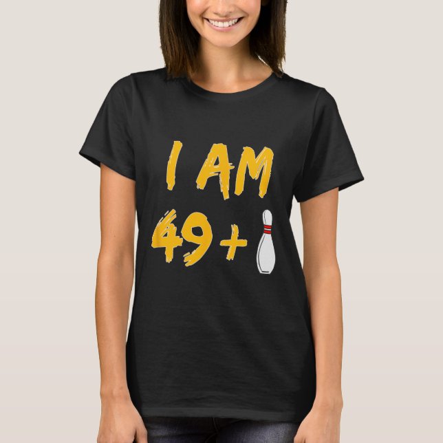 50th Birthday Bowling Shirt Funny Bowler Party Gif (Front)