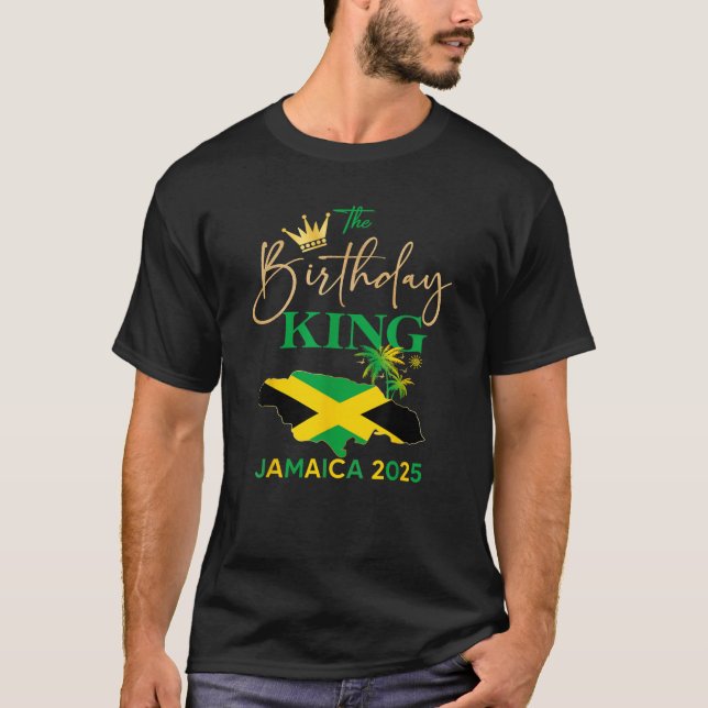 50th Birthday Boy Jamaica Vacay 2025 Spring Break  T-Shirt (Front)