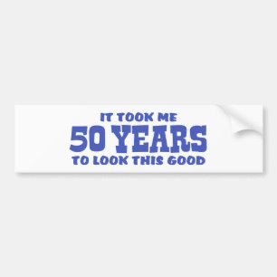 50th Birthday Bumper Sticker