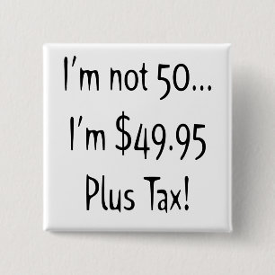 50th Birthday Button