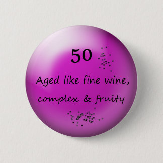 50th Birthday Button