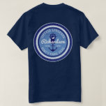 50th Birthday Captain Nautical Rope Anchor Helm T-Shirt<br><div class="desc">50th Birthday Captain Nautical Rope Anchor Helm</div>