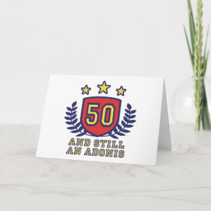 50th Birthday Card