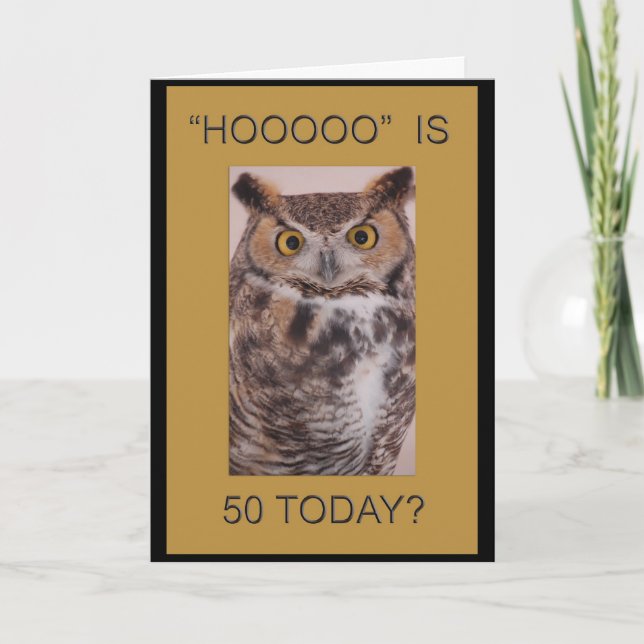 50th Birthday Card (Front)