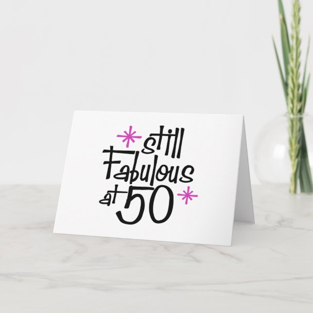 50th Birthday Card (Front)