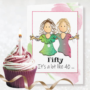 50th Birthday Card for Her - Snarky and Sassy