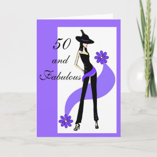 50th Birthday Card for Women