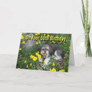 50th Birthday Card, Sentimental Card