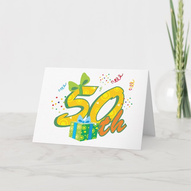 50th Birthday Celebration Greeting Cards (Creator Uploaded)