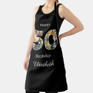 50th Birthday Create Your Own Multi Photo Apron