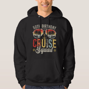 50TH Birthday Cruise Squad Family Matching Men Hoodie
