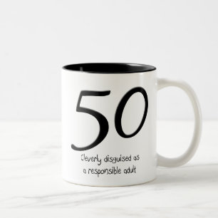 50th Birthday Disguise Mug