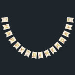 50th Birthday Floral Gold Elegant Feminine Bunting<br><div class="desc">50th Birthday Floral Gold Elegant Feminine Bunting. Easy to customise using the template provided.</div>