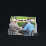 50TH BIRTHDAY FOR HIM FUNNY CARDS<br><div class="desc">AGE 50. GOOD TIMES AHEAD. OLD MEN SITTING AROUND ... OVER THE HILL BIRTHDAY CARD FOR HIM</div>
