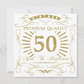 50th Birthday Gag Gift Card