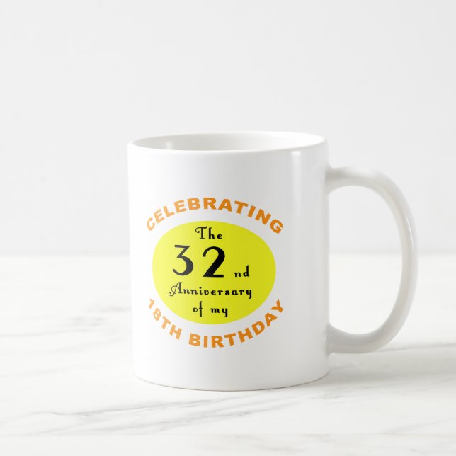 50th Birthday Gag Gift Coffee Mug (Right)