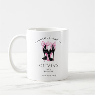 50th Birthday Gift Fabulous and 50 Coffee Mug