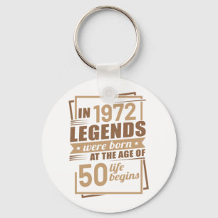 50th birthday gift ideas for men and women 50 year key ring