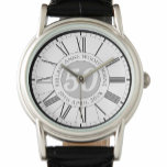 50th Birthday Gift - Personalised Watch<br><div class="desc">Commemorative birthday celebration watch with name,  date of birthday,  and a figure showing the number of years. A special watch that will be treasured by the recipient.</div>