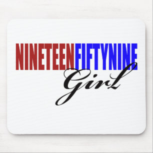 50th Birthday Gifts, 1959 Girl! Mouse Pad
