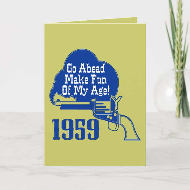 50th Birthday Gifts! Card (Front)