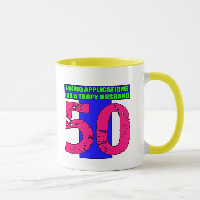 50th Birthday Gifts Mug (Right)