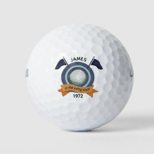 50th Birthday Golfer Gift Golf Balls