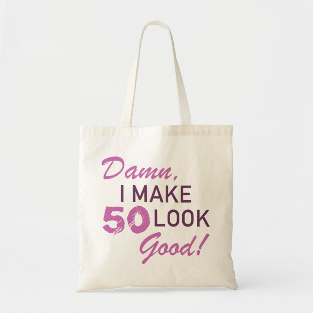 50th Birthday Humour Tote Bag (Front)